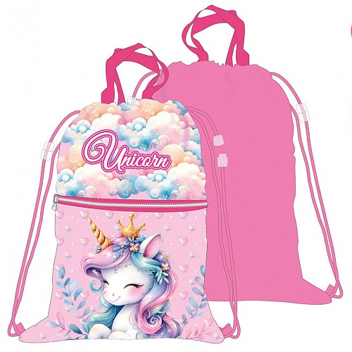 Unicorn Clouds Deluxe sports bag, gym sack 45 cm