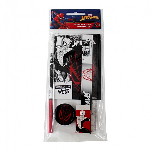 Spiderman World of Webs stationery set 5 pcs