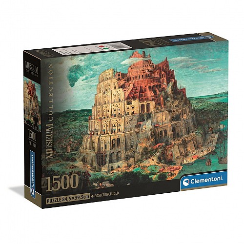 Art Babel Tower 1500-piece Compact puzzle Clementoni CMC31738