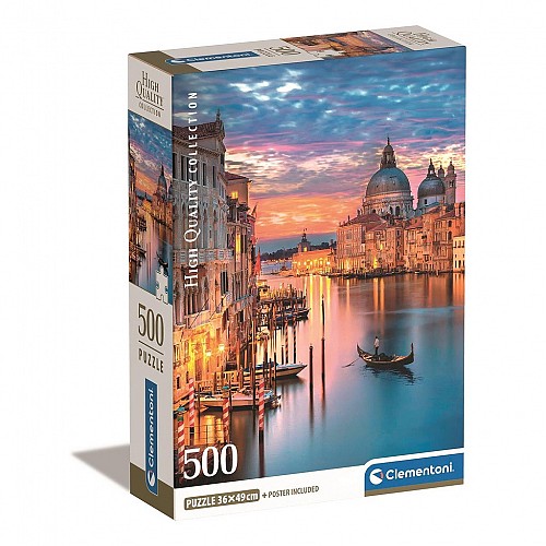 Cities Lighting Venice 500-piece puzzle Clementoni  CMC35542