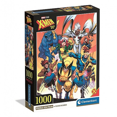 Colour X-men 1000-piece Compact puzzle  clementoni  CMC37066