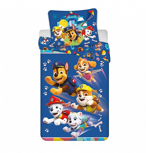 Paw Patrol Brave Pups bedding set 140×200cm, 70×90 cm