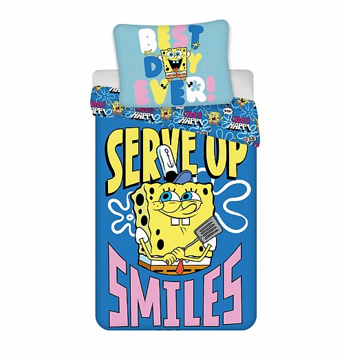 SpongeBob Serve Up bedding set 140×200cm, 70×90 cm