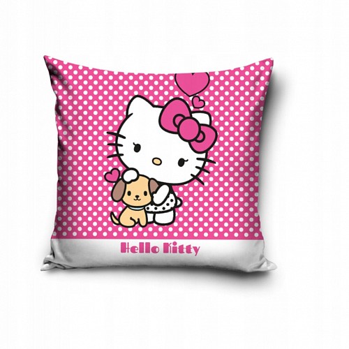 Hello Kitty Puppy Velvet Pillowcase 40x40 cm