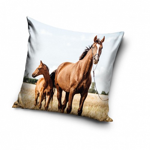 Horses Loyal Hearts cushion cover 40x40 cm