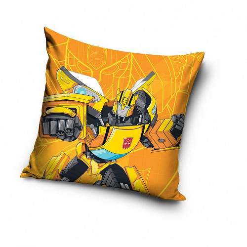Transformers Bumblebee velour cushion cover 40x40 cm