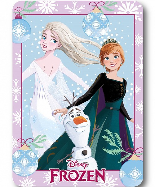 Disney Frozen Holiday Christmas Polar Fleece Blanket 100x140cm