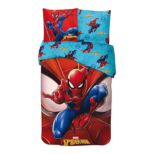 Spiderman Red Alert bedding set 140×200cm, 65x65 cm