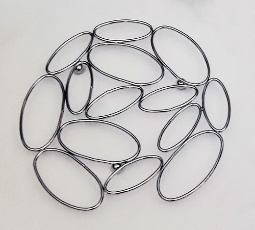 Σουπλά Κατσαρόλας Μεταλλικό Chrome