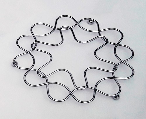 Σουπλά Κατσαρόλας Μεταλλικό Chrome