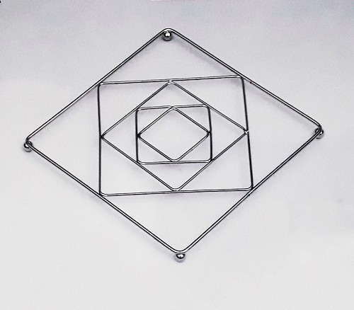 Σουπλά Κατσαρόλας Μεταλλικό Chrome