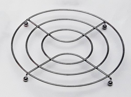 Σουπλά Κατσαρόλας Μεταλλικό Chrome