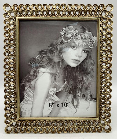 Κορνίζα Polyresin Χρυσή 20578-81-G 20×25εκ.