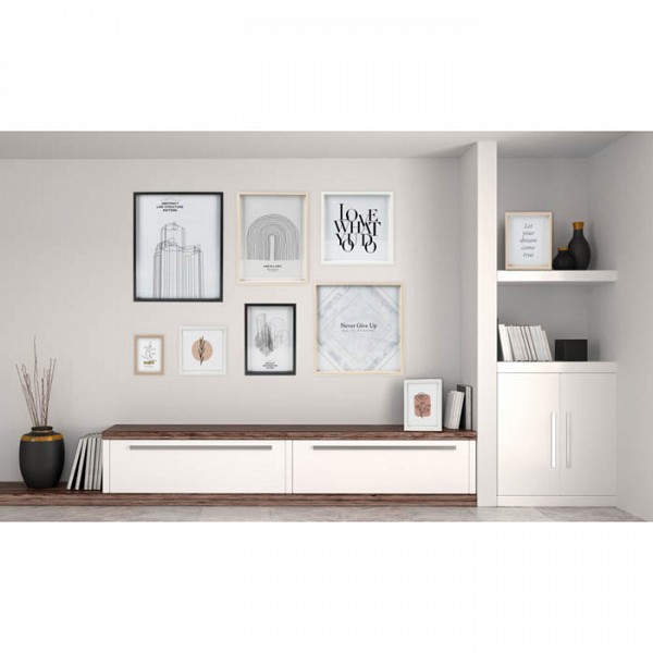 ΚΟΡΝΙΖΑ ΞΥΛΙΝΗ 40x50εκ.ΓΚΡΙ ANKOR