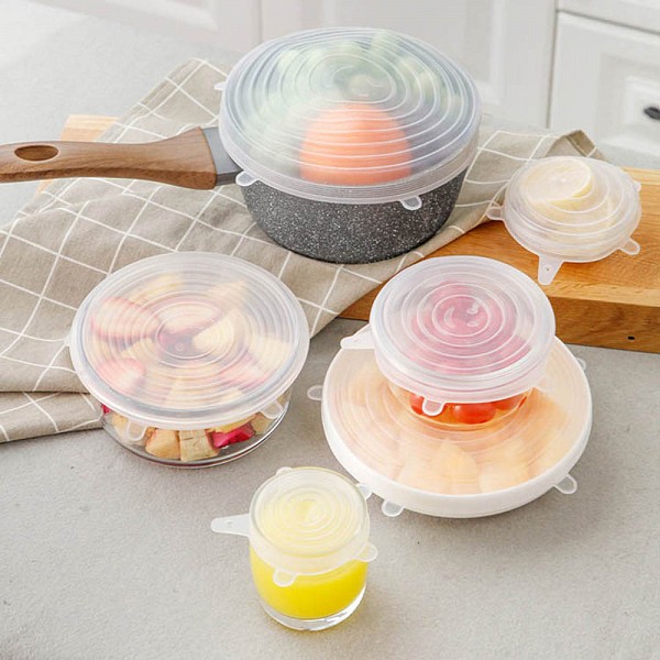 ΣΕΤ/6 ΚΑΠΑΚΙΑ ΣΙΛΙΚΟΝΗΣ ΔΙΑΦΑΝΑ 6,5εκ.έως 20,5εκ.ANKOR