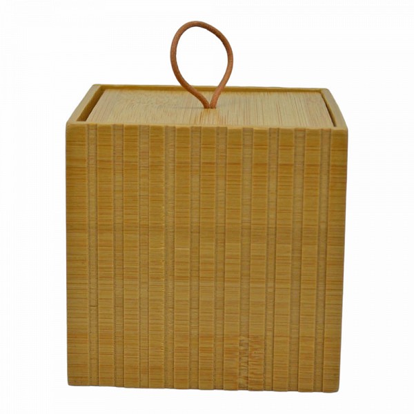 ΚΟΥΤΙ ΓΙΑ ΒΑΜΒΑΚΙ ΑΠΟ ΞΥΛΟ ΜΠΑΜΠΟΥ 9x8x9εκ. ANKOR