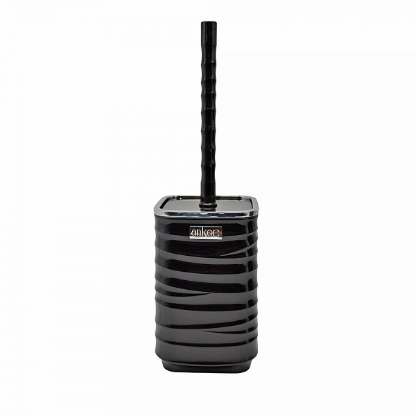 ΠΙΓΚΑΛ ΒΟΥΡΤΣΑΚΙ ΠΛΑΣΤΙΚΟ ΜΑΥΡΟ LUNA ΜΕ ΑΣΗΜΙ ΚΑΠΑΚΙ 10,5x10,5x16,5εκ. ANKOR