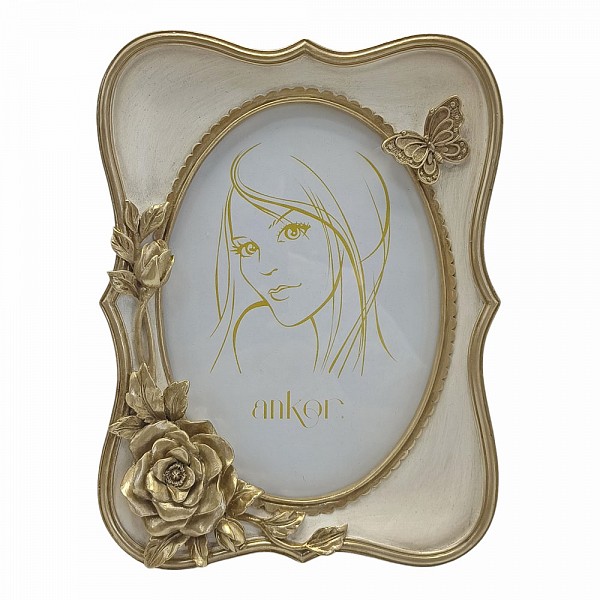 ΚΟΡΝΙΖΑ ΠΟΛΥΕΣΤΕΡΙΚΗ 10x15εκ. ΜΕ ΧΡΥΣΕΣ ΛΕΠΤΟΜΕΡΕΙΕΣ ANKOR