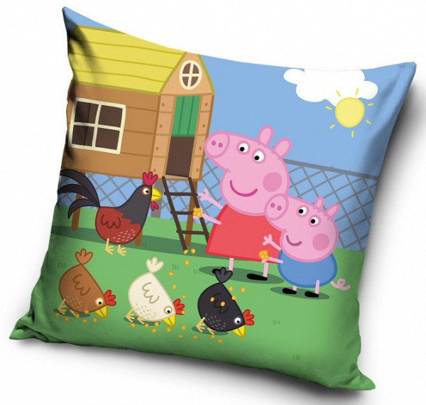 Peppa Pig Feed velvet cushion cover 40x40 cm