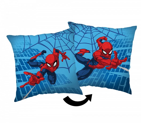 Spiderman Blue velvet cushion cover 40x40 cm