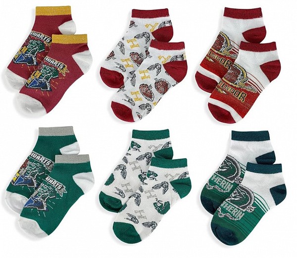 Harry Potter kids no-show socks 23-34