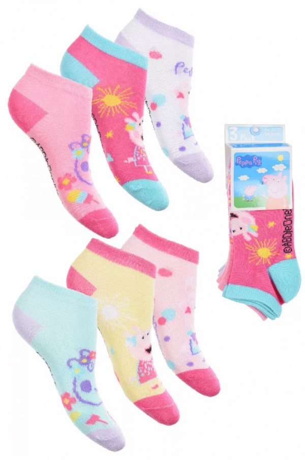 Peppa Pig kids ankle socks 23-34
