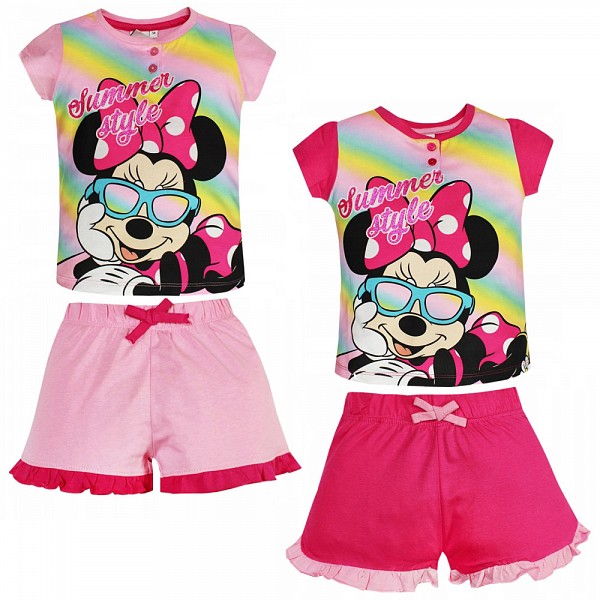 Disney Minnie  childrens short pajamas in gift box 3-8 years