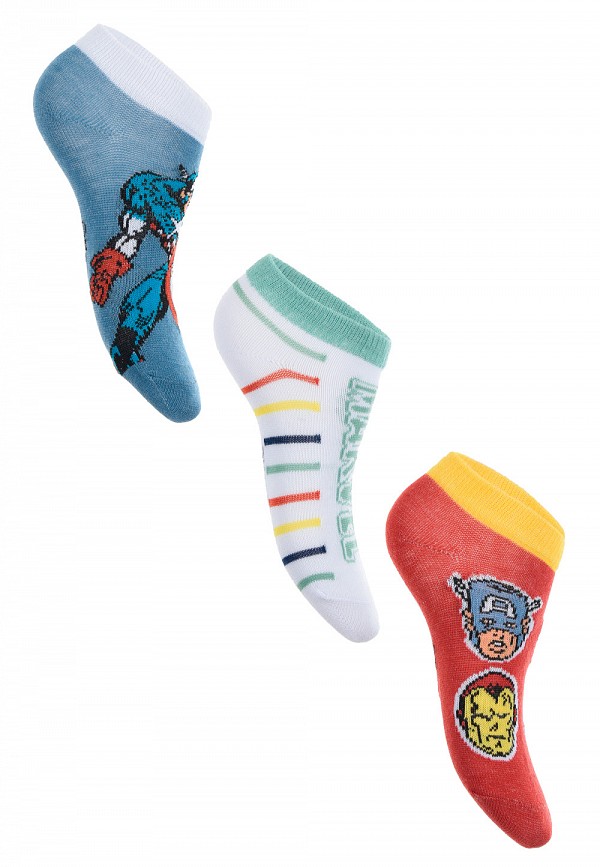 Avengers childrens invisible socks 23-34
