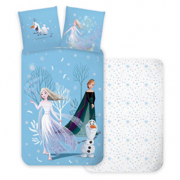 Disney Frozen Snowing Day kids bedding cover 100×135 cm, 40×60 cm