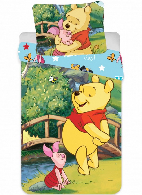 Disney Winnie the Pooh Bridge Childrens bedding set 90×140cm, 40×55 cm
