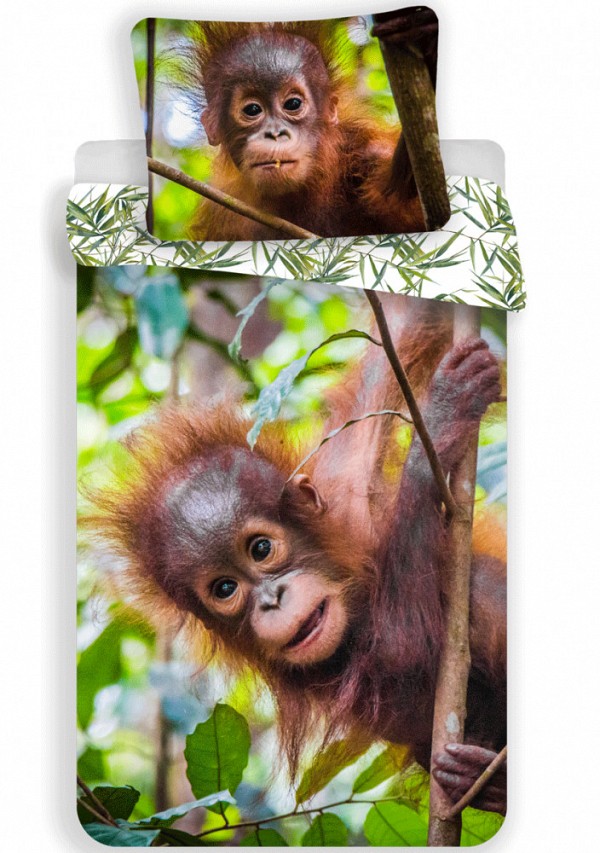 Orangutan bedding cover 140×200cm, 70×90 cm