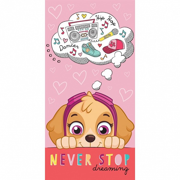 Paw Patrol bath towel, beach towel 70x140cm (Fast Dry)