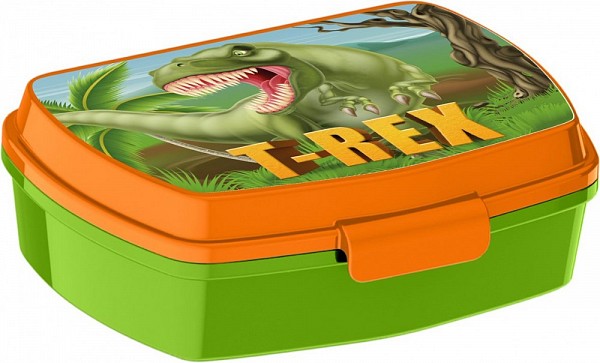 Dinosaur T-Rex funny plastic sandwich box