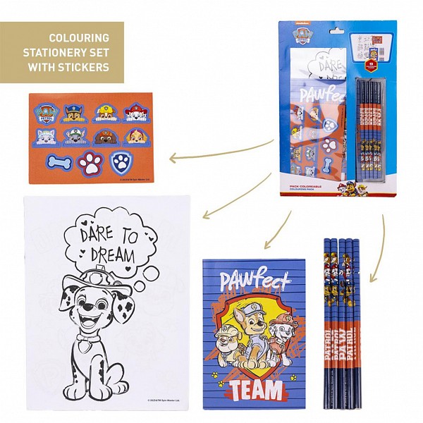 Paw Patrol Team stationery set