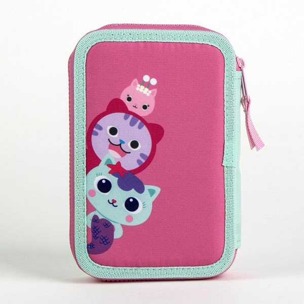 Gabbys Dollhouse Hey filled pencil case 2-story