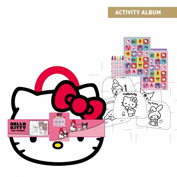 Hello Kitty Friends coloring, activity set