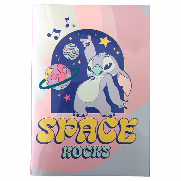 Disney Lilo and Stitch Space Rocks B/5 lined notebook 40 pages