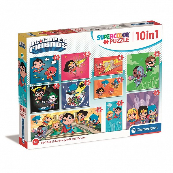 Jusice League Idols DC Super Hero 10 in 1 puzzle Clementoni CMC20272