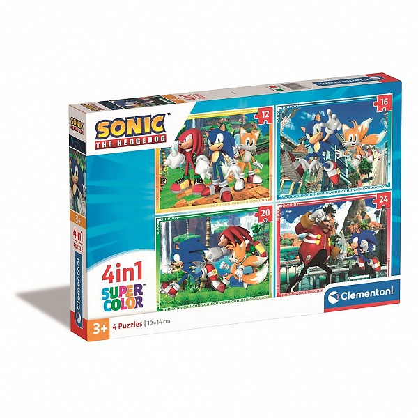 Sonic the Hedgehog Save the Day 4-in-1 puzzle Clementoni