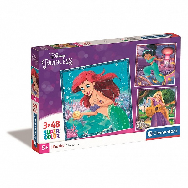 Disney Princess Ariel 3x48 pieces puzzle Clementoni  CMC25304