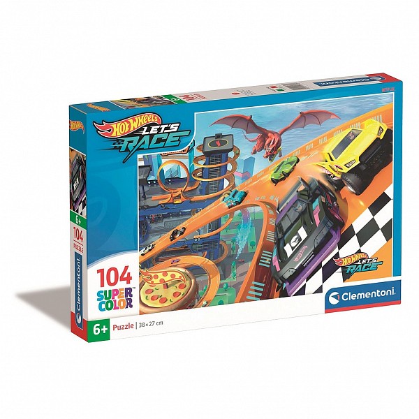 Hot Wheels Ultimate Dragon 104 db-os puzzle Clementoni  CMC25760