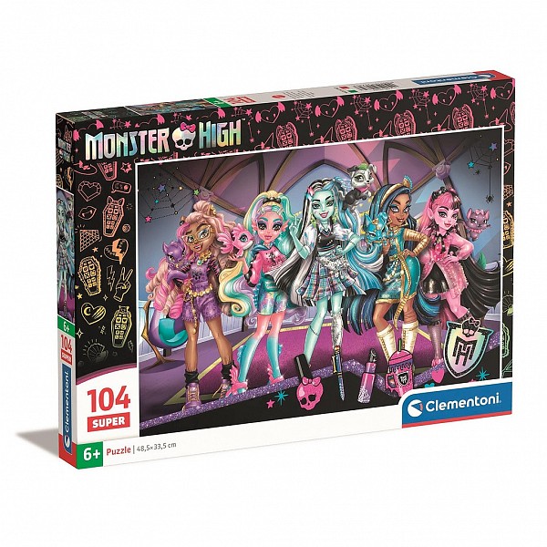 Monster High Glam Squad 104 db-os puzzle Clementoni CMC25784