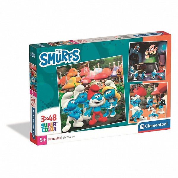 Smurfs 3x48 pieces puzzle Clementoni  CMC25792
