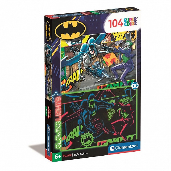 Batman Joker 104-piece glowing puzzle Clementoni CMC27175