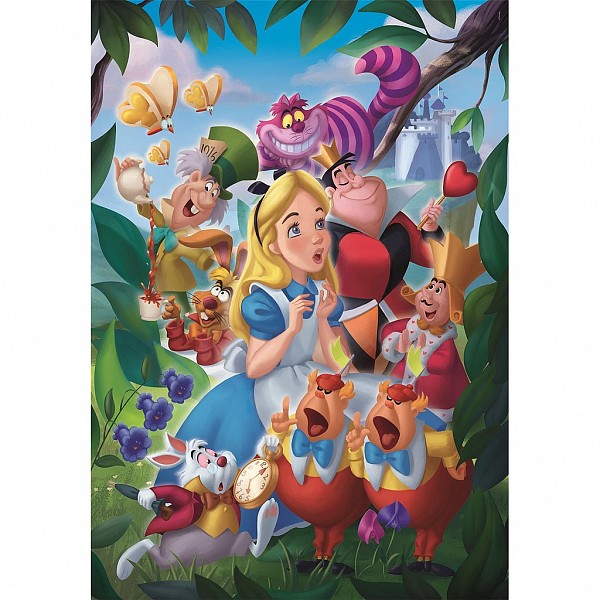 Disney Classics Disney Alice in Wonderland 1000-piece Compact Puzzle Clementoni CMC39952
