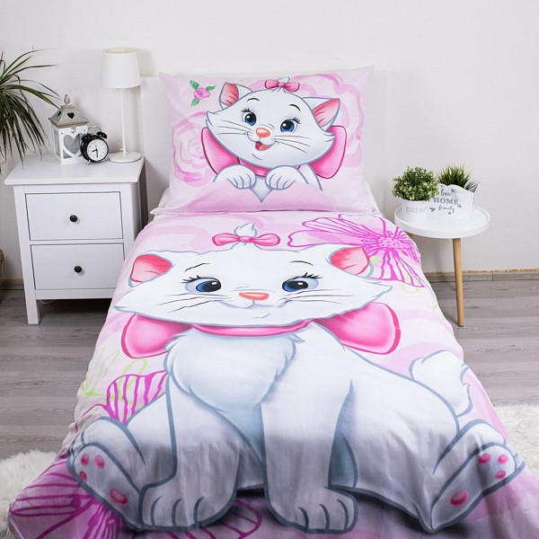 Disney Marie Rose bedding set 140×200cm, 70×90 cm