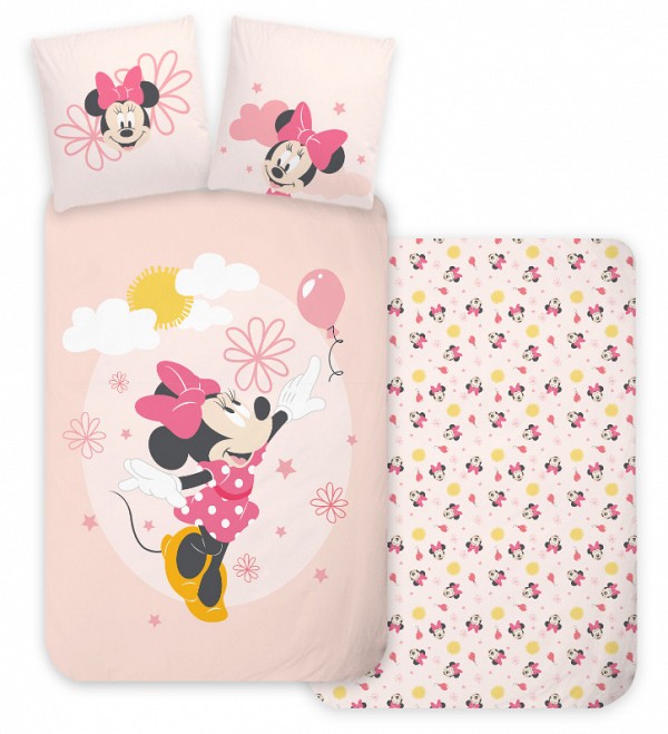 Disney Minnie  Fly childrens duvet cover 100×135 cm, 40×60 cm