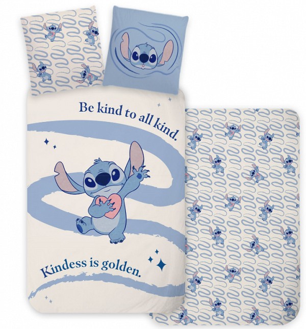 Disney Lilo and Stitch Kindness childrens bedding set 100×135 cm, 40×60 cm