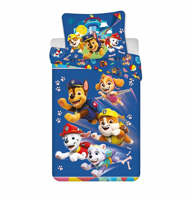 Paw Patrol Brave Pups bedding set 140×200cm, 70×90 cm