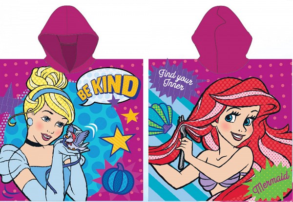 Disney Princess Story beach towel poncho 55x110 cm (Fast Dry)